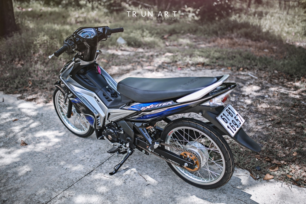 Exciter 135cc thuot tha truoc ong kinh - 5