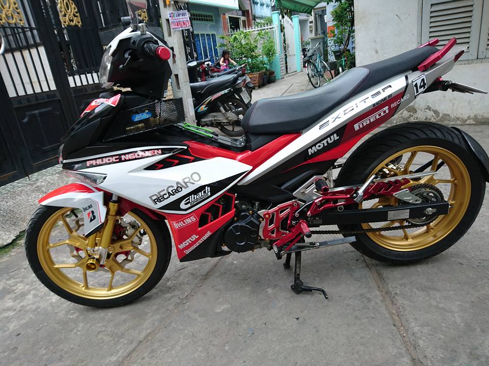 Exciter 150 ban do an tuong manh cua biker Binh Tan