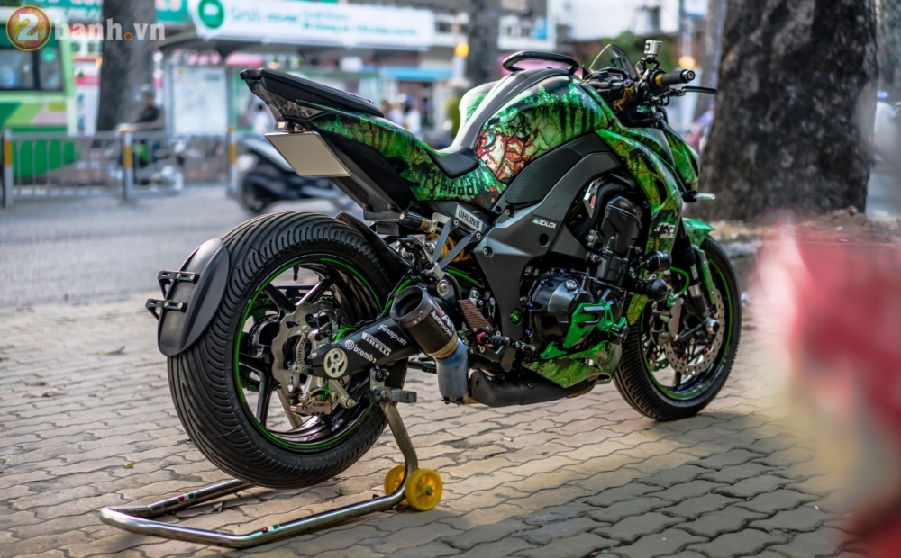 Kawasaki z1000 đầy đẳng cấp mang phong cách rust green