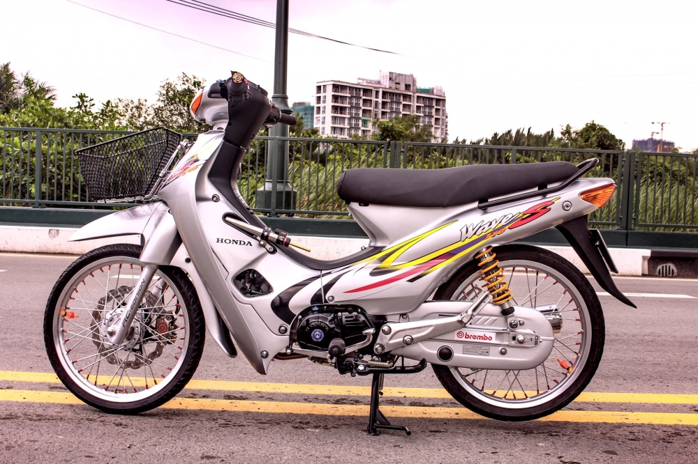 Wave 110cc version silver cua 1 biker sinh vien chiu choi - 5