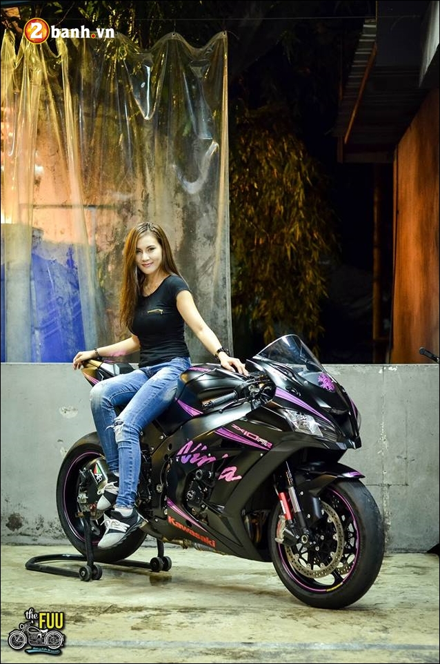 Kawasaki Ninja ZX10R do nhe do dang cung hot girl Thai - 4