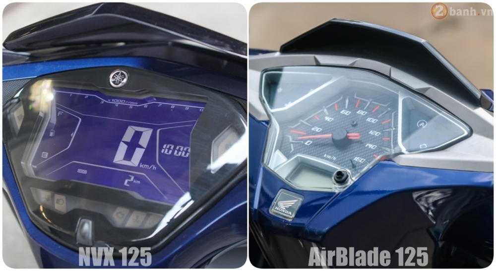 So sanh Yamaha NVX 125 va Honda AirBlade 125 Hai doi thu xung tam trong cung phan khuc - 6