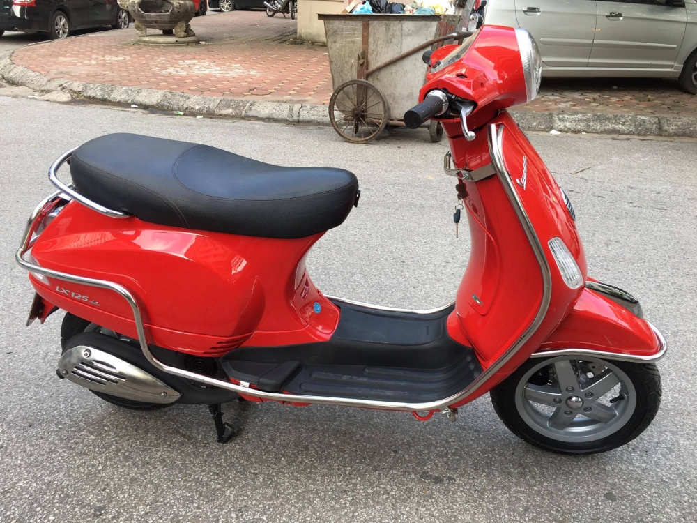 Vespa LX 125ie doi moi 2012 gia 32tr bs 29B 22887 mau Do rat moi giay to cchu - 3