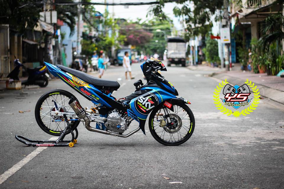 Exciter 135 do phong cach Drag day manh me uy luc - 13