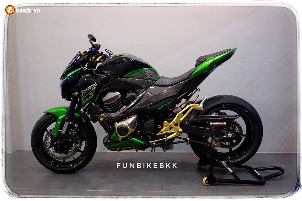 Kawasaki z800 độ đơn giản đầy tinh tế từ biker thái