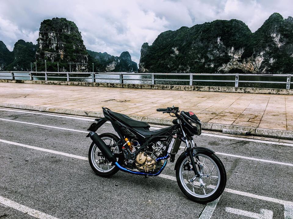 Suzuki Satria F150 do kieng day chat choi cua biker Ha Noi - 7