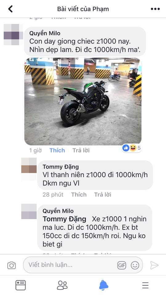 Thanh phan Kawasaki Z1000 chay duoc 1000kmh bi dan mang nem da - 2