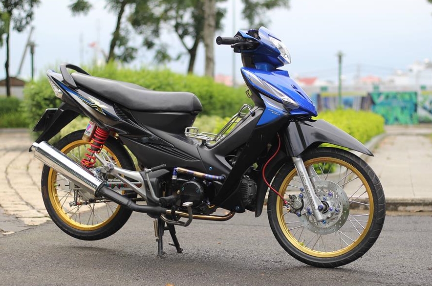 Wave X 125 do kieng nhe day an tuong cua Biker Viet - 7