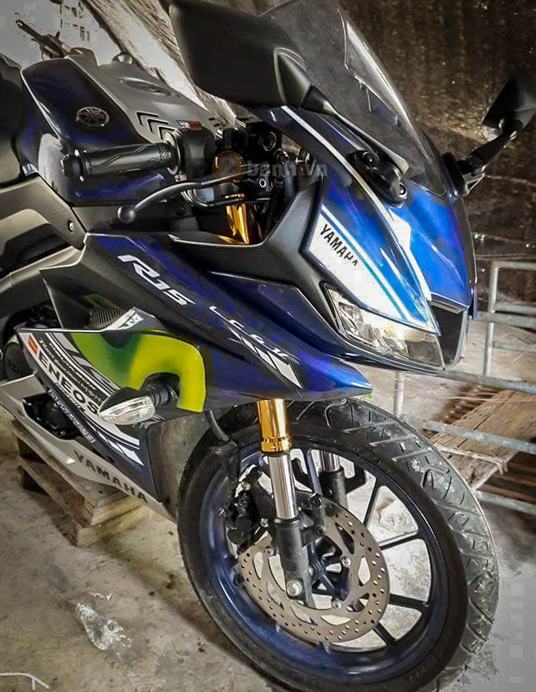 Yamaha R15 do phuoc USD cua Showa bien thanh Ohlins voi chi phi cuc re - 4