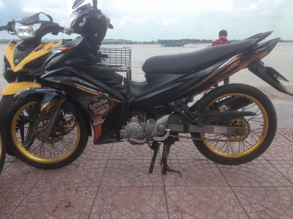 Exciter 135 do man nhan voi dan chan nho day an tuong - 3