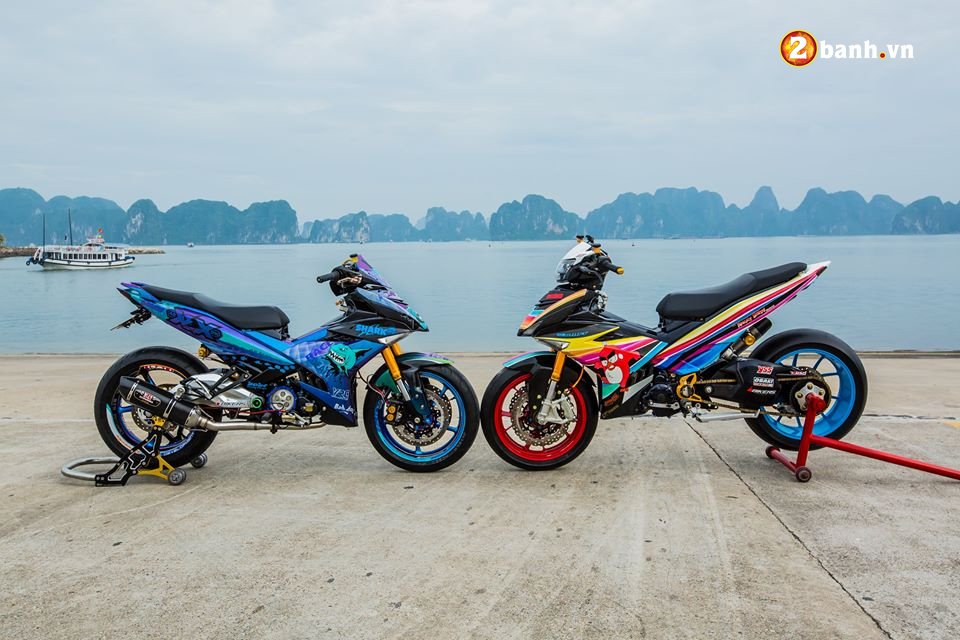 Exciter 150 do KHUNG sieu ngau dang cap cua biker Ha Long - 14