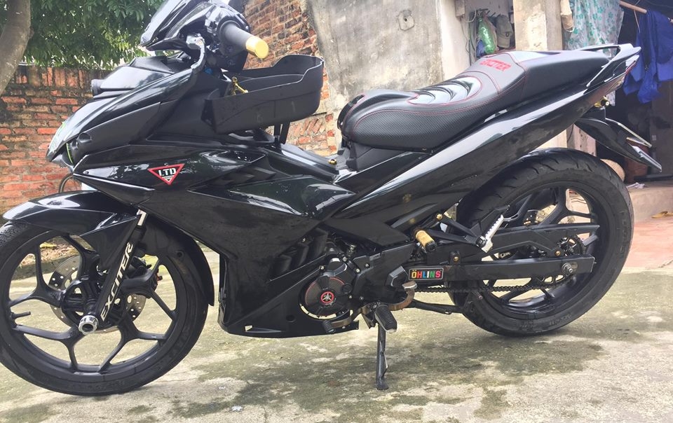 Exciter 150 do ngau nhu sieu xe Batman cua biker Thai Nguyen - 3