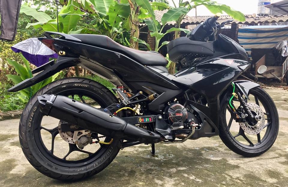 Exciter 150 do ngau nhu sieu xe Batman cua biker Thai Nguyen - 5