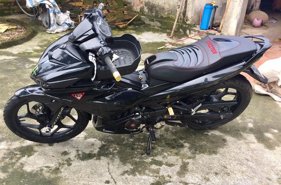 Exciter 150 do ngau nhu sieu xe Batman cua biker Thai Nguyen - 6