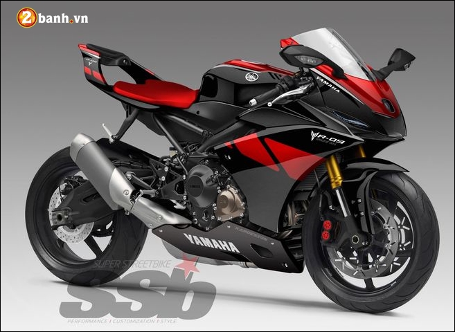 He lo Yamaha R09 Concept 2018 Sportbike so huu dong co 3 xy lanh - 2