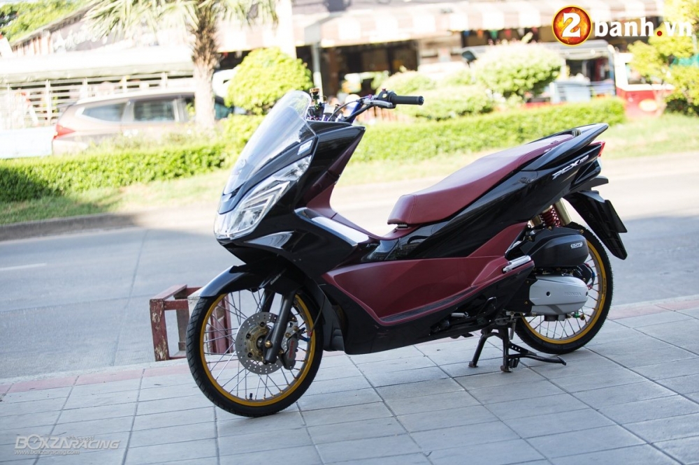 Honda PCX 150 do an tuong voi doi chan sieu mong cua biker nuoc ban - 12