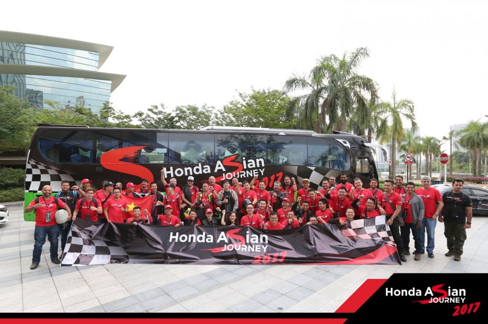 Honda Viet Nam tham gia hanh trinh chau A Honda Asian Journey 2017