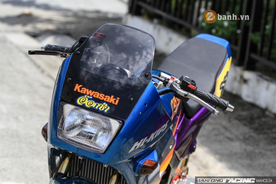 Kawasaki kips 150 độ kiểng hàng hiệu của biker nước bạn
