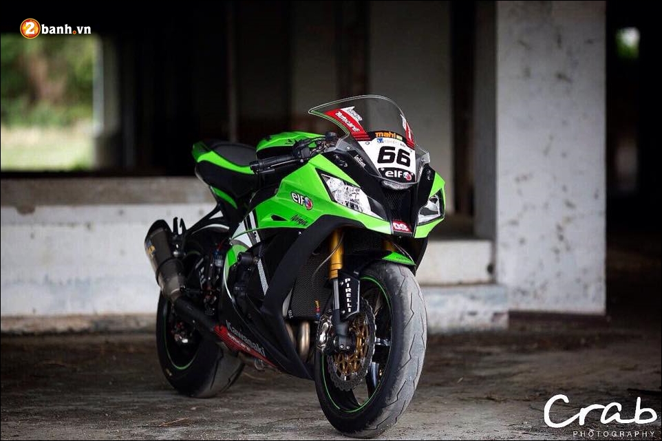 Kawasaki ZX10R doNgua chien day phan khich cung so hieu 66 - 5