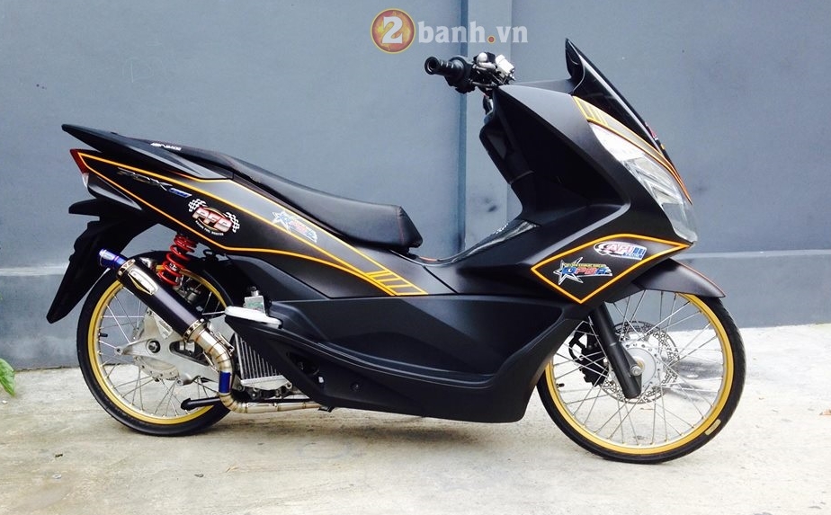 PCX 150 do cua biker Thailand voi doi chan mong nhat the gioi - 3