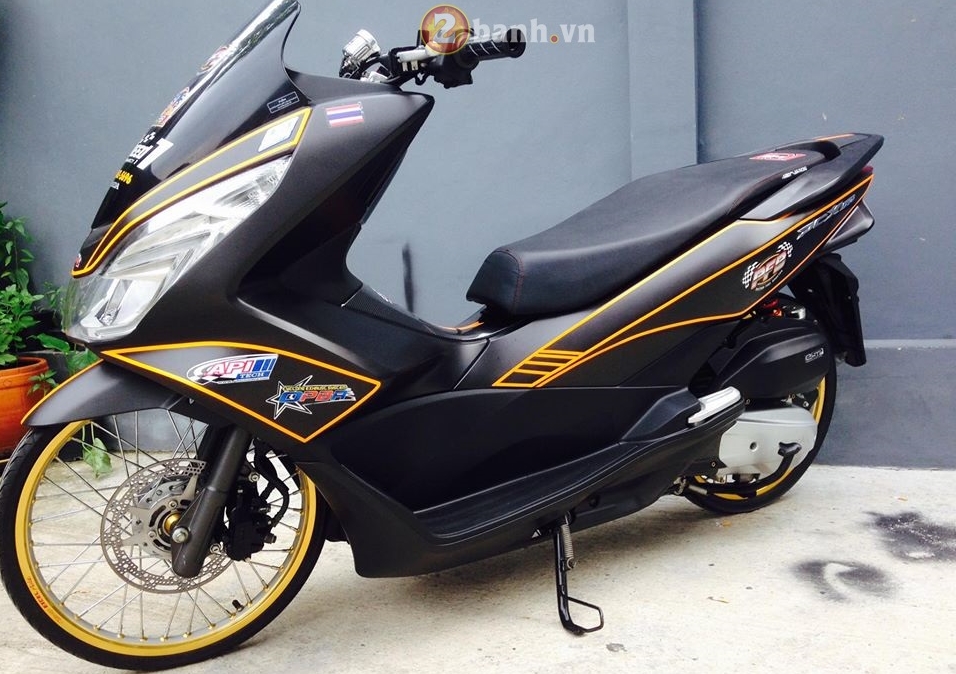 PCX 150 do cua biker Thailand voi doi chan mong nhat the gioi - 5