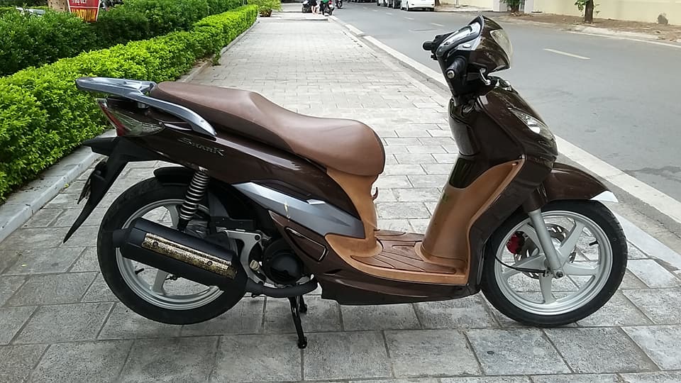 Shark 125 nau cafe chinh hang SYM bien HN dep 30L5_1222 - 5