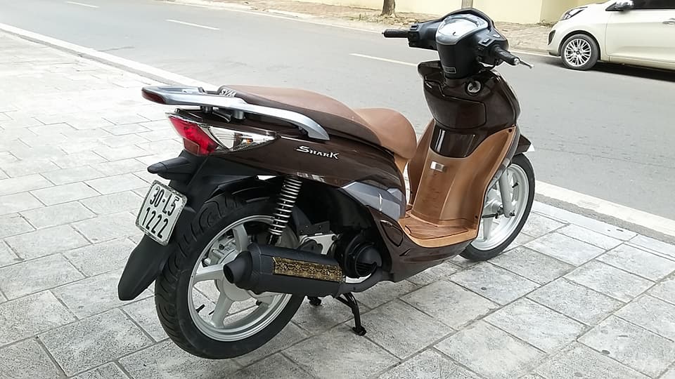 Shark 125 nau cafe chinh hang SYM bien HN dep 30L5_1222 - 6