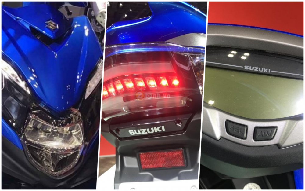 Suzuki Swish 125 2018 Mau xe tay ga trang bi den pha LED vua duoc gioi thieu