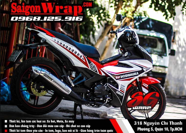 Tem Che Roi Exciter 150 Mau Moi Doc La SaiGonWrapCom Design Thi Cong Tem Xe Chuyen Nghiep - 3