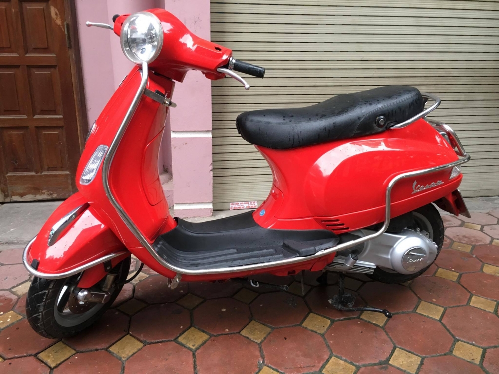 Vespa LX 125ie doi moi 2012 gia 31tr bs 29B 22887 mau Do rat moi giay to cchu - 3