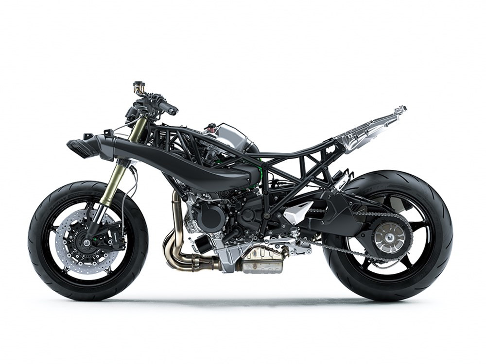 Kawasaki h2 supercharged thử nghiệm với tốc độ đáng nể