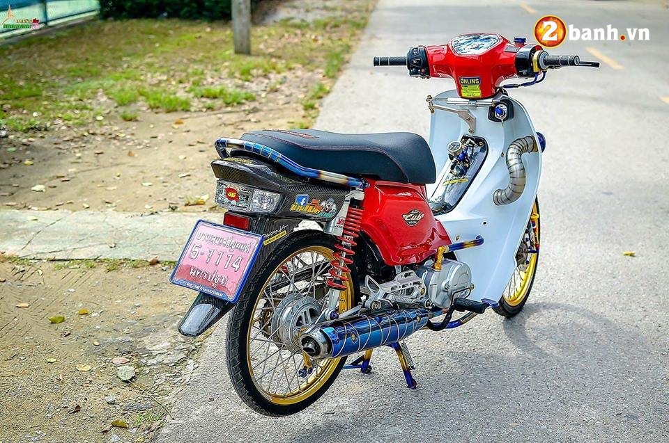 Ngam Honda Cub Fi do sang chanh tuyet dep cua biker nuoc ban - 7