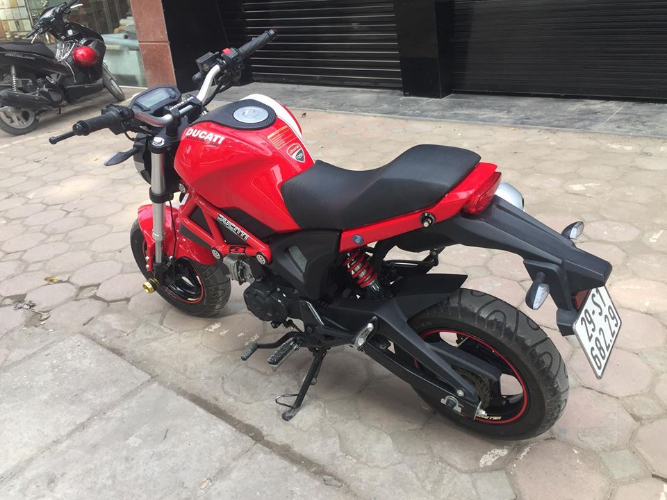 Ducati Monter Mini mau do 2017 moi chay duoc 2000km - 3