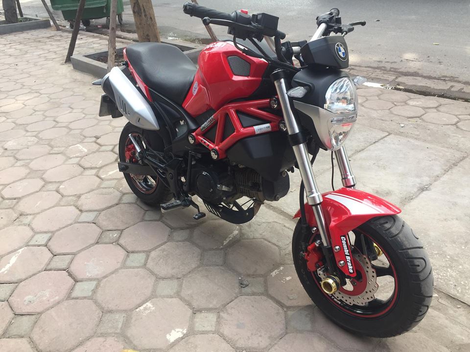 Ducati Monter Mini mau do 2017 moi chay duoc 2000km - 5