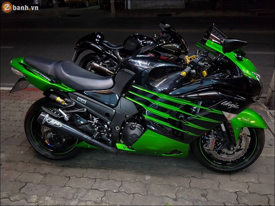 Kawasaki ninja zx-14r ngất ngây với vẻ đẹp full option