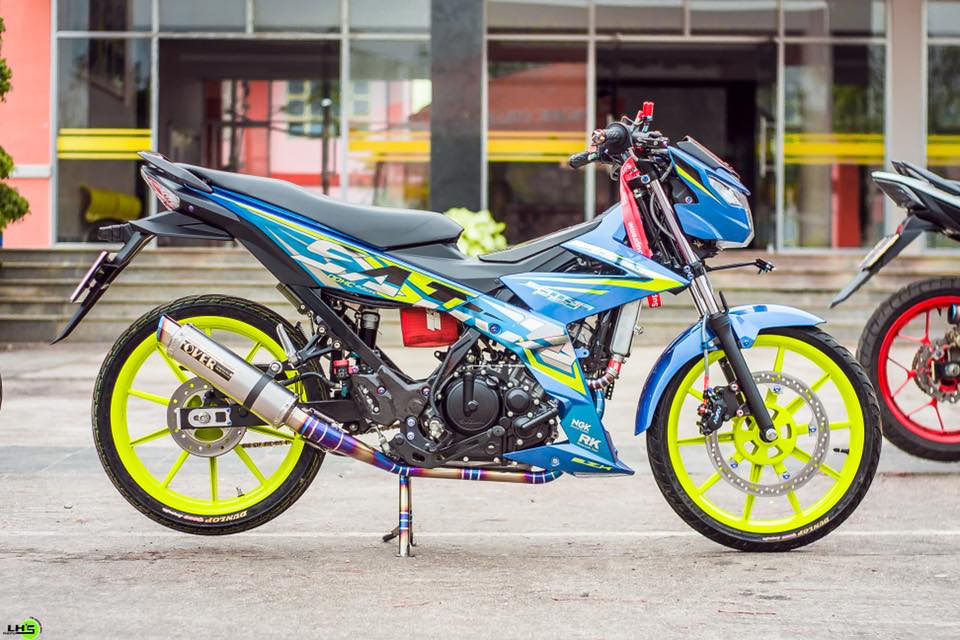 Suzuki Satria F150 do chat ngat ngay voi do choi gia tri cua biker Viet - 7
