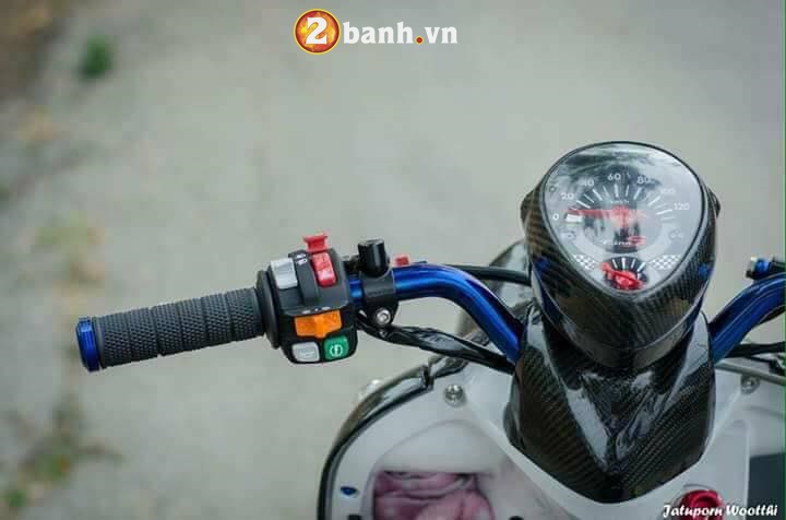 Yamaha Mio Classico do full Carbon cua Biker nuoc ban - 5