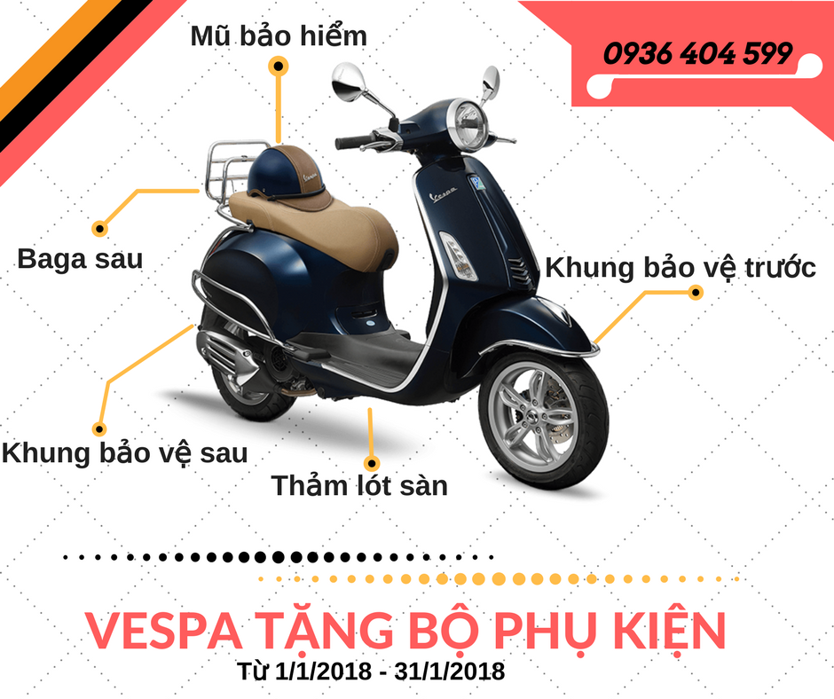 Chuong trinh khuyen mai Vespa Piaggio mung nam moi 2018 Cuc HOT - 3