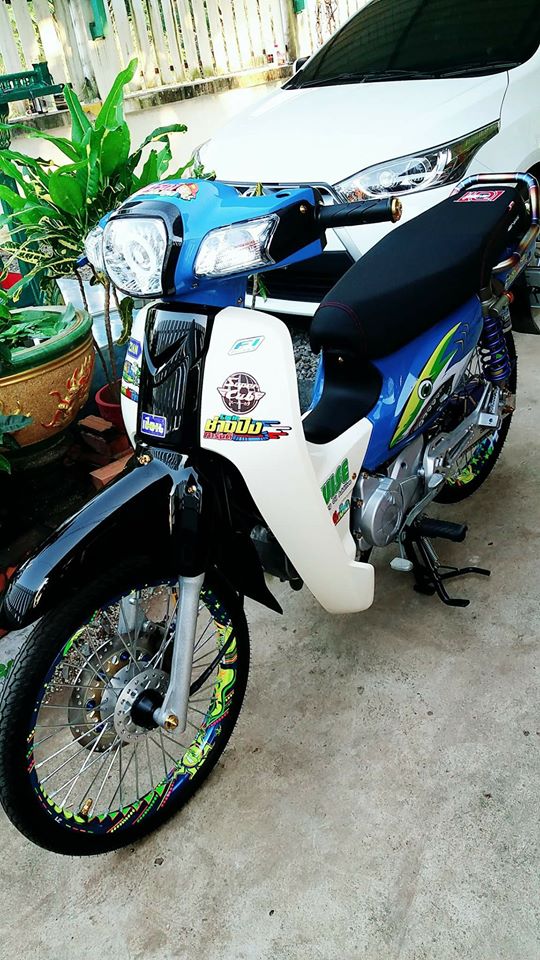 Super Cub110i ba dao trong ban do ca map nieng rang