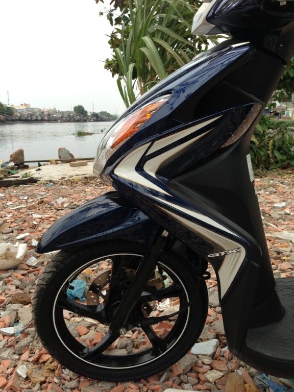 Ban Yamaha Luvias GTX ban dac biet Sport 2014 Xanh bac chinh chu su dung - 2