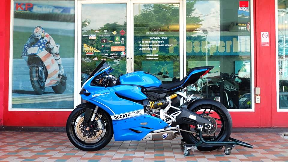 Ducati 899 Panigale thoat xac ngoan muc cung Version Blue Pestronas - 17