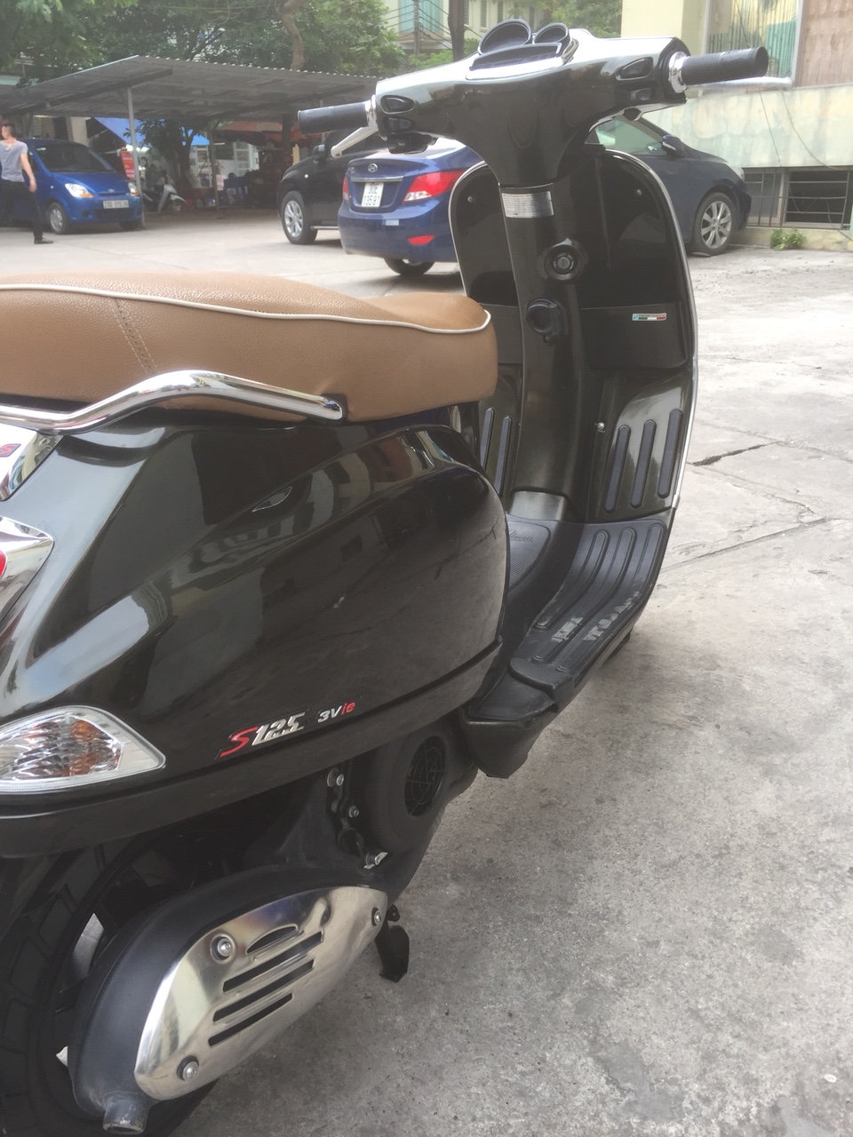 Ban Vespa S 125 3vie cao cap xanh reu 2015 chinh chu xe it dung bien 15 HP