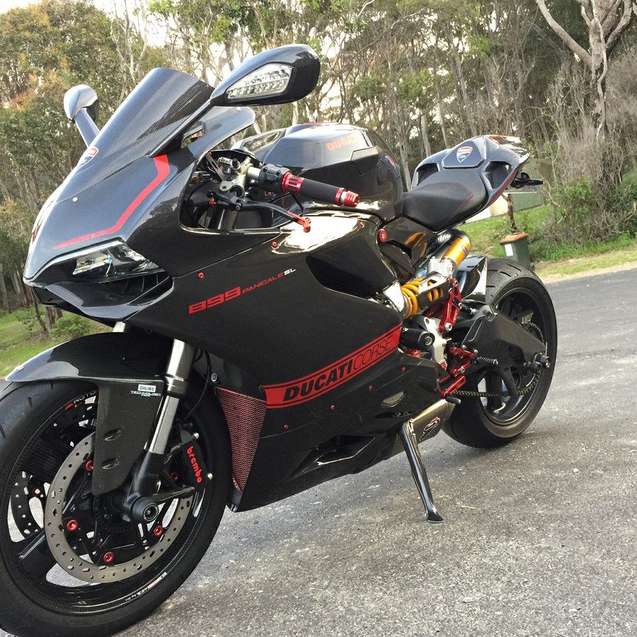 Ducati 899 Panigale do ba chay voi version full Carbon - 3