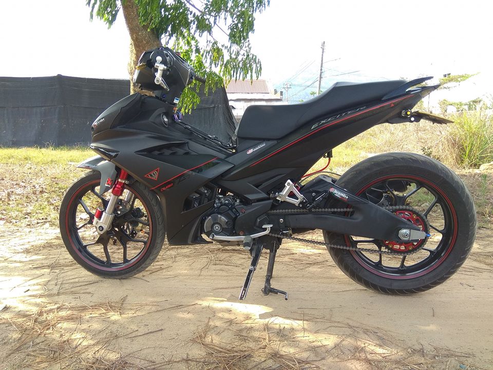 Exciter 150 do mang co bap quyen ru voi gap R6 cua biker Lam Dong - 3