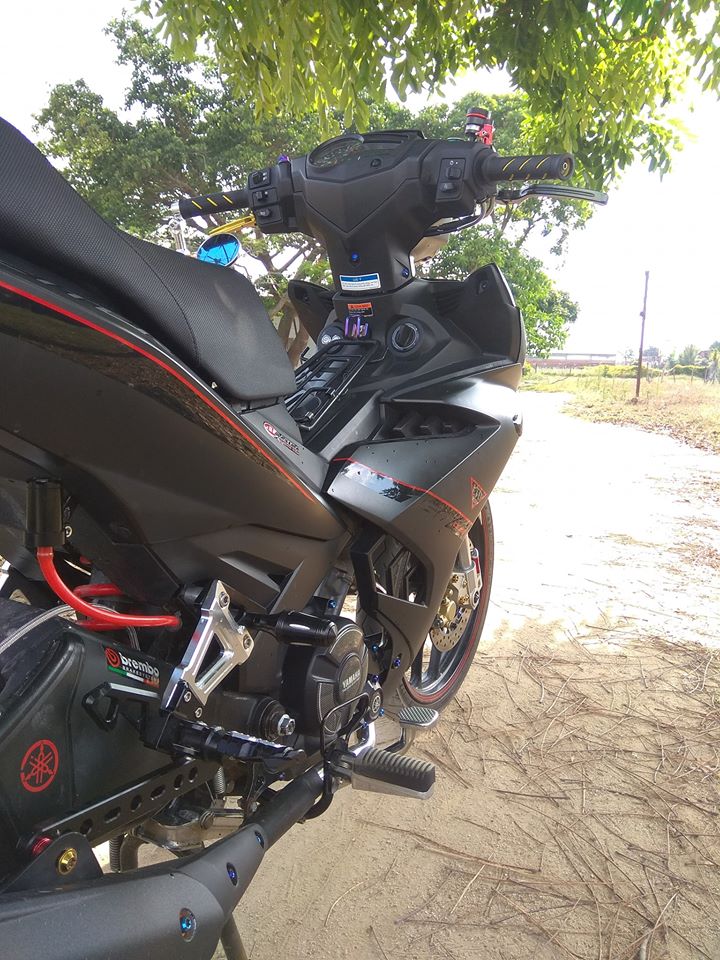 Exciter 150 do mang co bap quyen ru voi gap R6 cua biker Lam Dong - 7