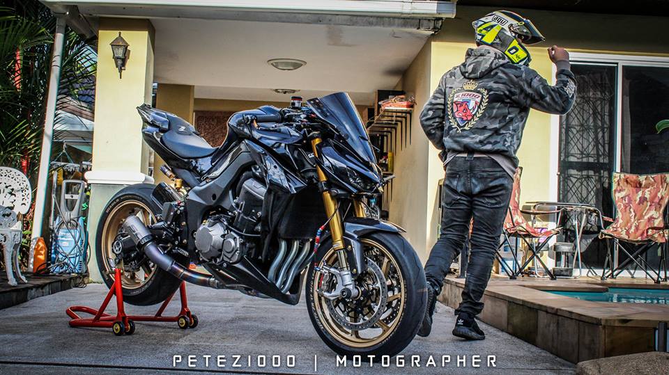 Man nhan voi ban do Kawasaki Z1000 trang bi tan rang - 13