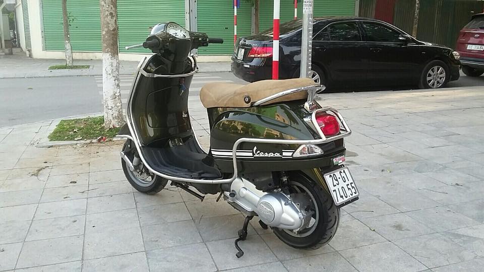 Vespa Lx 125cc nhap italia mau xanh reu bien HN - 4