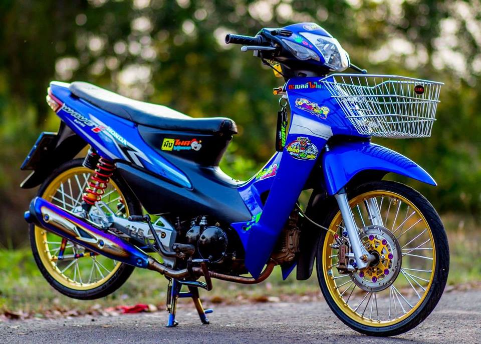 Honda wave độ cuốn hút mọi ánh nhìn bởi vẻ đẹp tinh tế của biker thailand