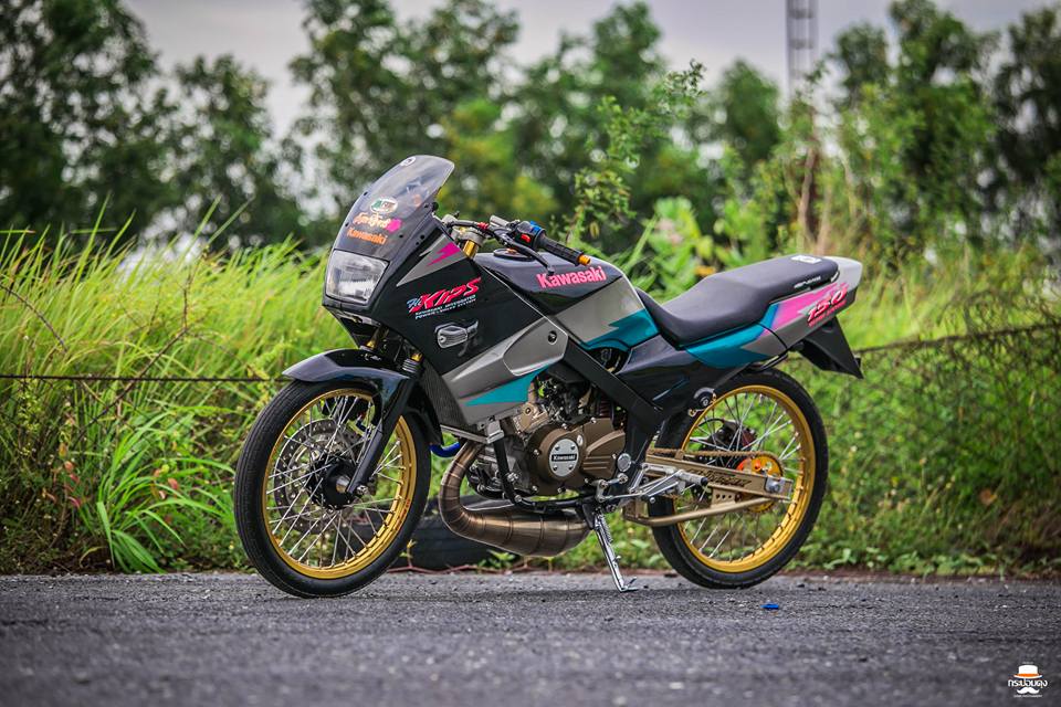 Kawasaki Kips 150 do mang net dep tinh te cua biker Thailand - 3
