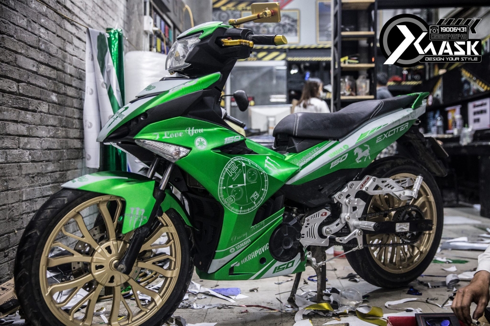 Tong Hop Cac Mau Tem Exciter 150 Chat Lieu Nhom Xuoc - 2